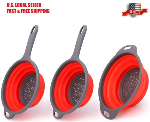 3pc strainer foldable heat - foldable,