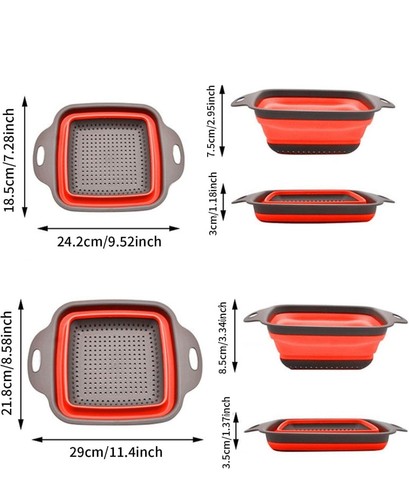 Collapsible silicone - 2, pc